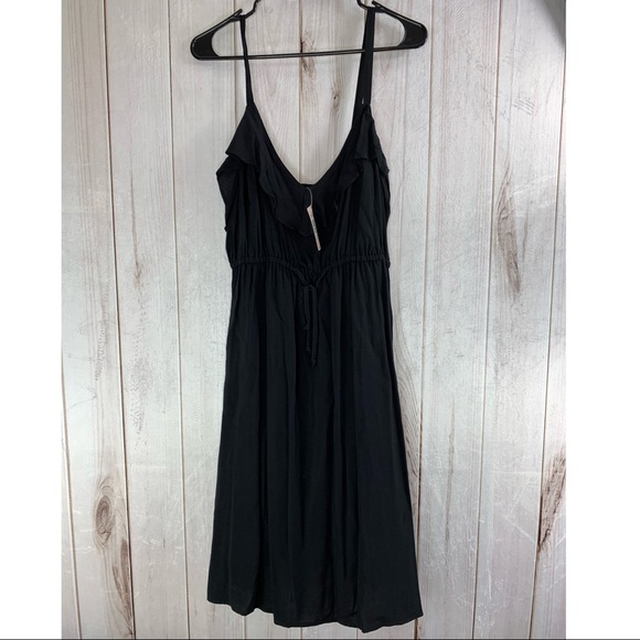 NWT TORRID Black Ruffle Bust Skater Dress - Picture 2 of 7